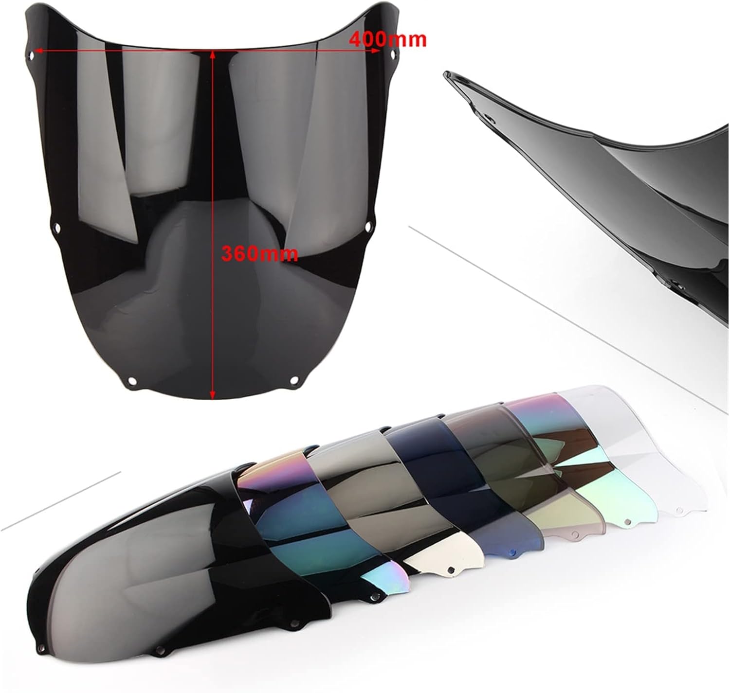 ン メーターバイザー オートバイのフロントガラスフロントガラスダブル